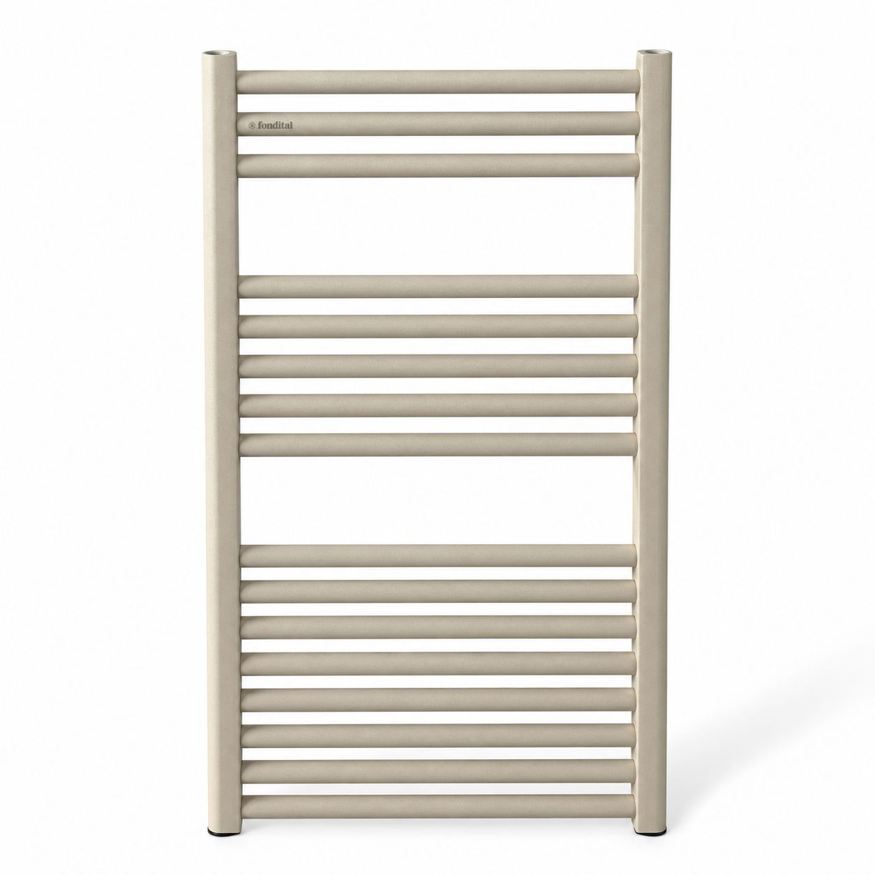 Radiateur sèche-serviettes en aluminium Fondital Cool 86 x 45 cm en beige coquille