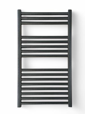 Radiateur sèche-serviettes en aluminium Fondital Cool 86 x 45 cm en noir martelé