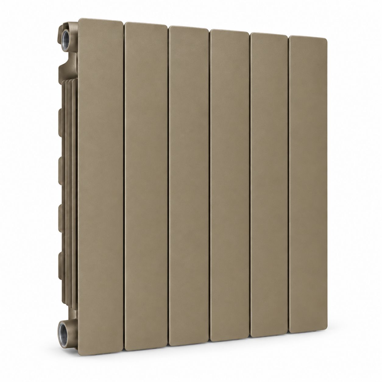 Elément de radiateur en aluminium moulé Fondital Blitz Super B4 (entraxe 500 / profondeur 100) en bronze