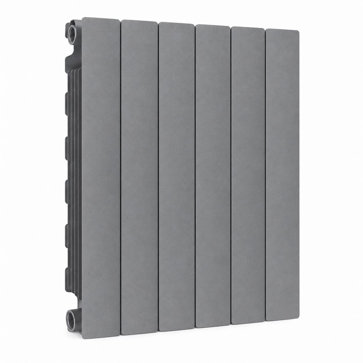 Elément de radiateur en aluminium moulé Fondital Blitz Super B4 (entraxe 500 / profondeur 100) en finition graphite