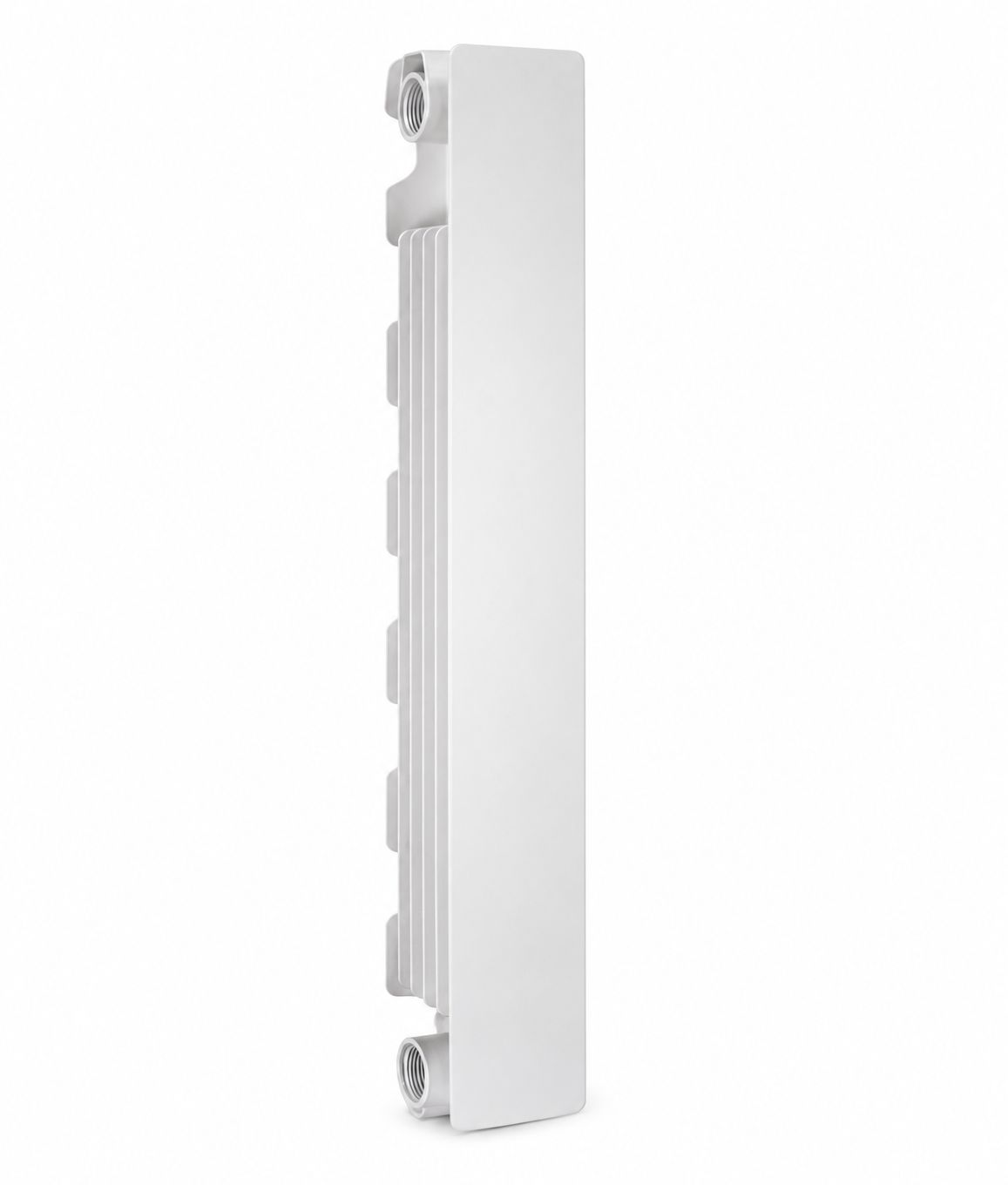 Elément de radiateur en aluminium moulé Fondital Blitz Super B4 (entraxe 500 / profondeur 100) en blanc neutre Elément de radiateur en aluminium moulé Fondital Blitz Super B4 (entraxe 500 / profondeur 100) en blanc neutre