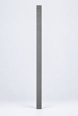 Elément de radiateur décoratif en aluminium moulé Fondital GARDA S (entraxe 160 cm / épaisseur 9 cm) en finition graphite