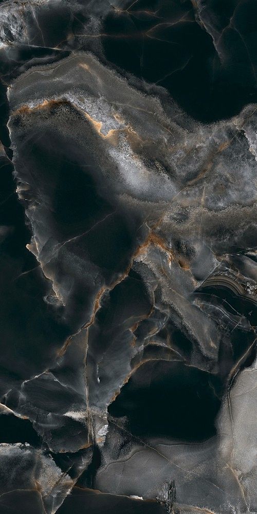 Grès cérame Onice Reale Nero poli 60 x 120 cm - Tagina - 2ème choix — vue 5
