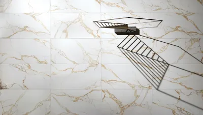 Grès cérame Tagina Calacatta Gold mat 60 x 120 cm, rectifié - Choix commercial