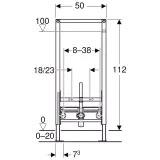 Bâti-support Duofix pour bidets