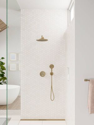 Douchette à main Hansgrohe Raindance Select S 120 3 jets en bronze brossé