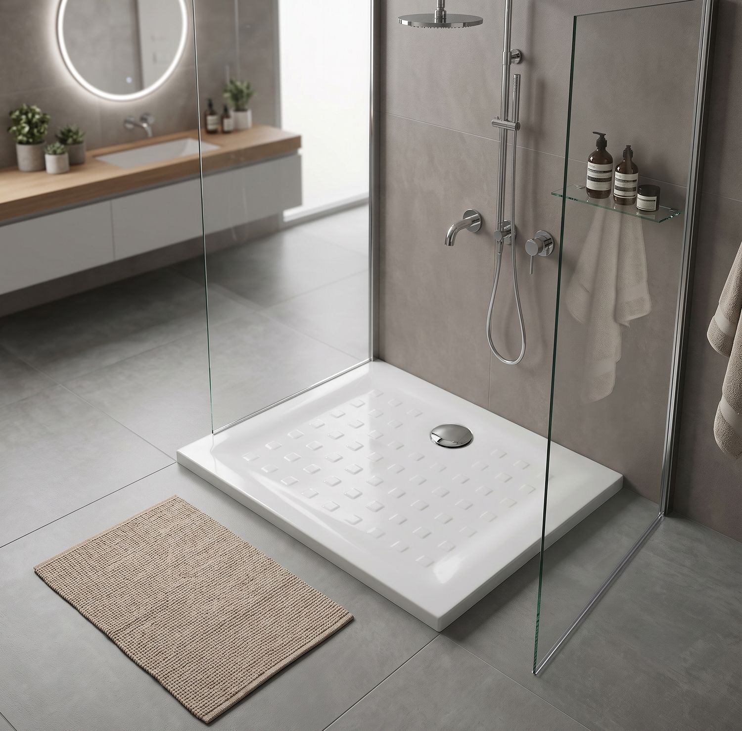 Receveur Tahos 100 x 80 cm sans vidage