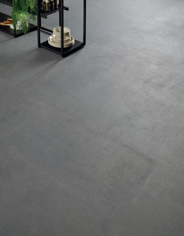 Grès cérame Tagina City Stone Antracite mat 60 x 120 cm, rectifié - vue 2