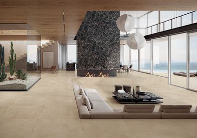 Tagina City Stone Beige Matte Porcelain Stoneware 60 x 120 cm, Rectified