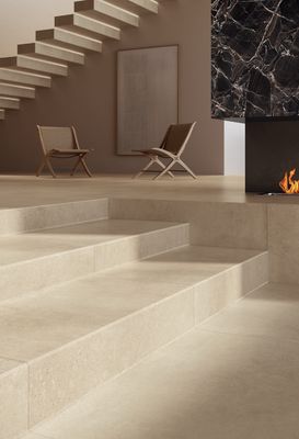 Mat Beige City Stone Porcelain Tile R10 60 x 120 cm - Tagina