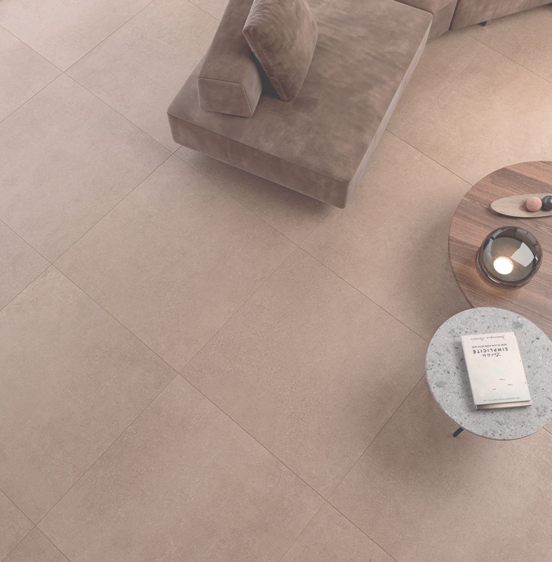 City Stone Mattone Matte Porcelain Tile R10 60 x 120 cm - Tagina