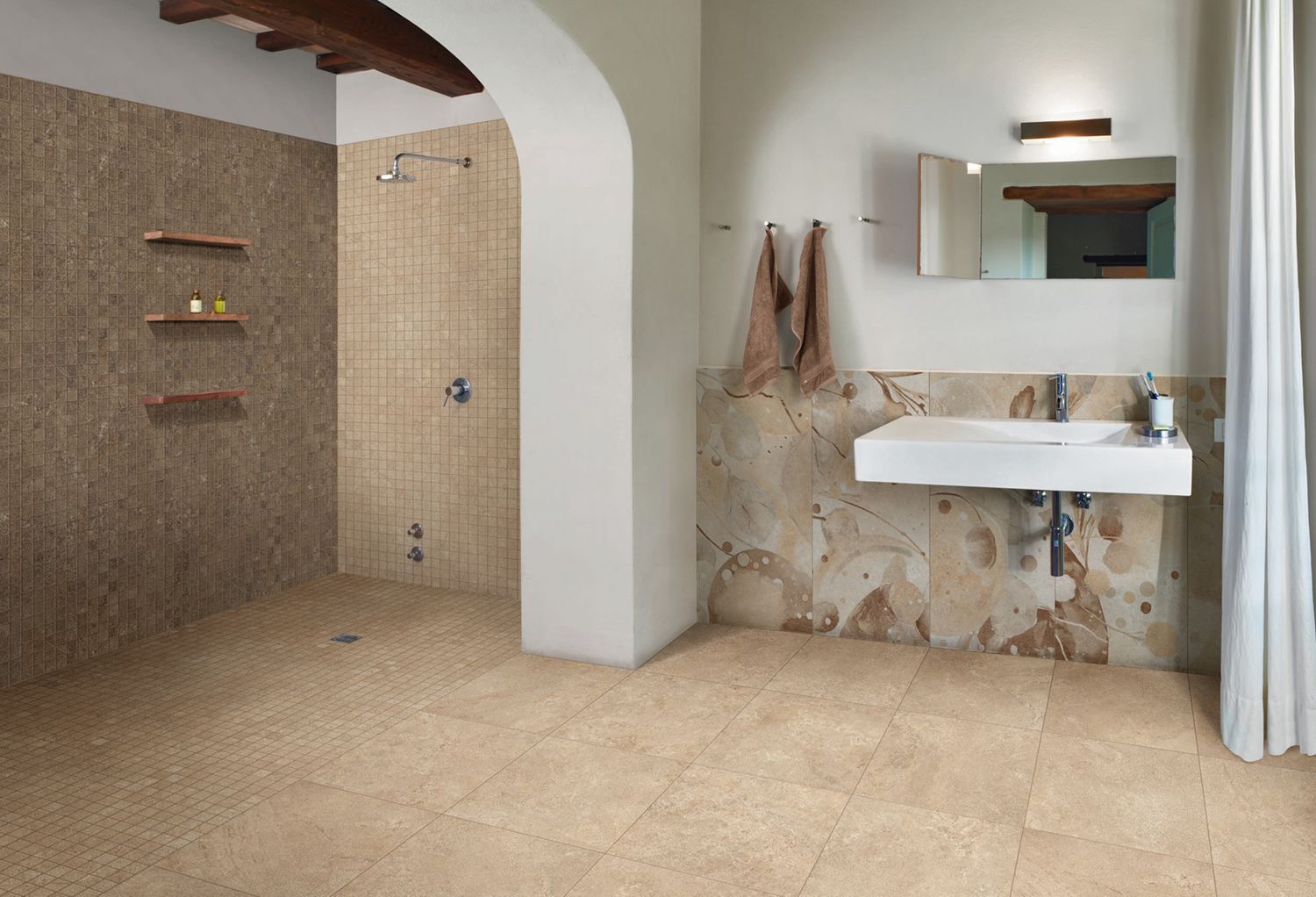 Mat Beige Porcelain Stoneware Pierre d’Avignon R10 60 x 120 cm - Tagina