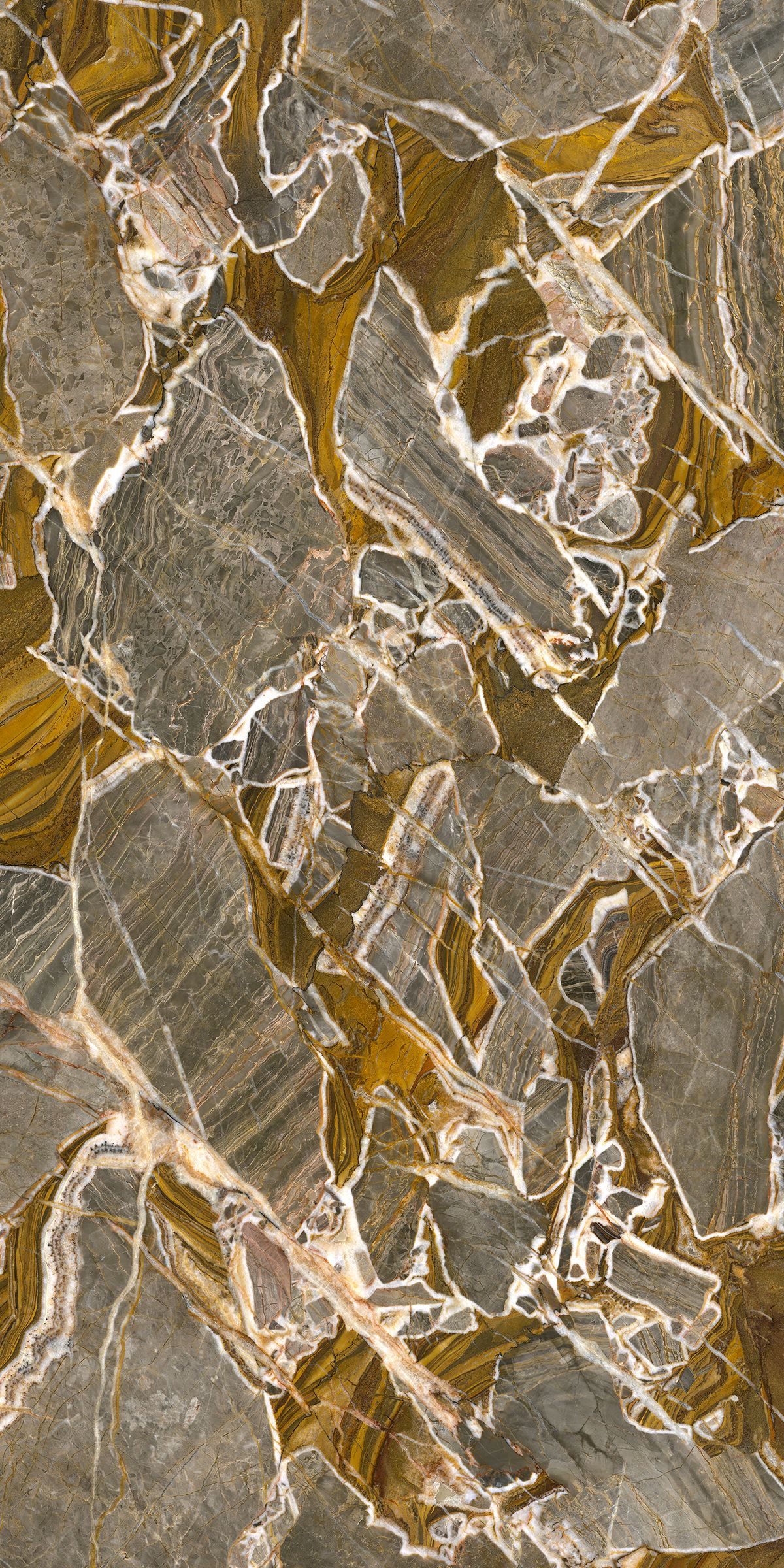Grès cérame Tagina Luci D’oro Dorato soft 60 x 120 cm, rectifié - vue 14
