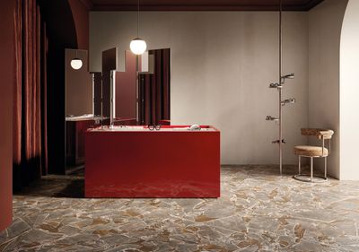 Grès cérame Luci D’oro Dorato soft 60 x 120 cm - Tagina