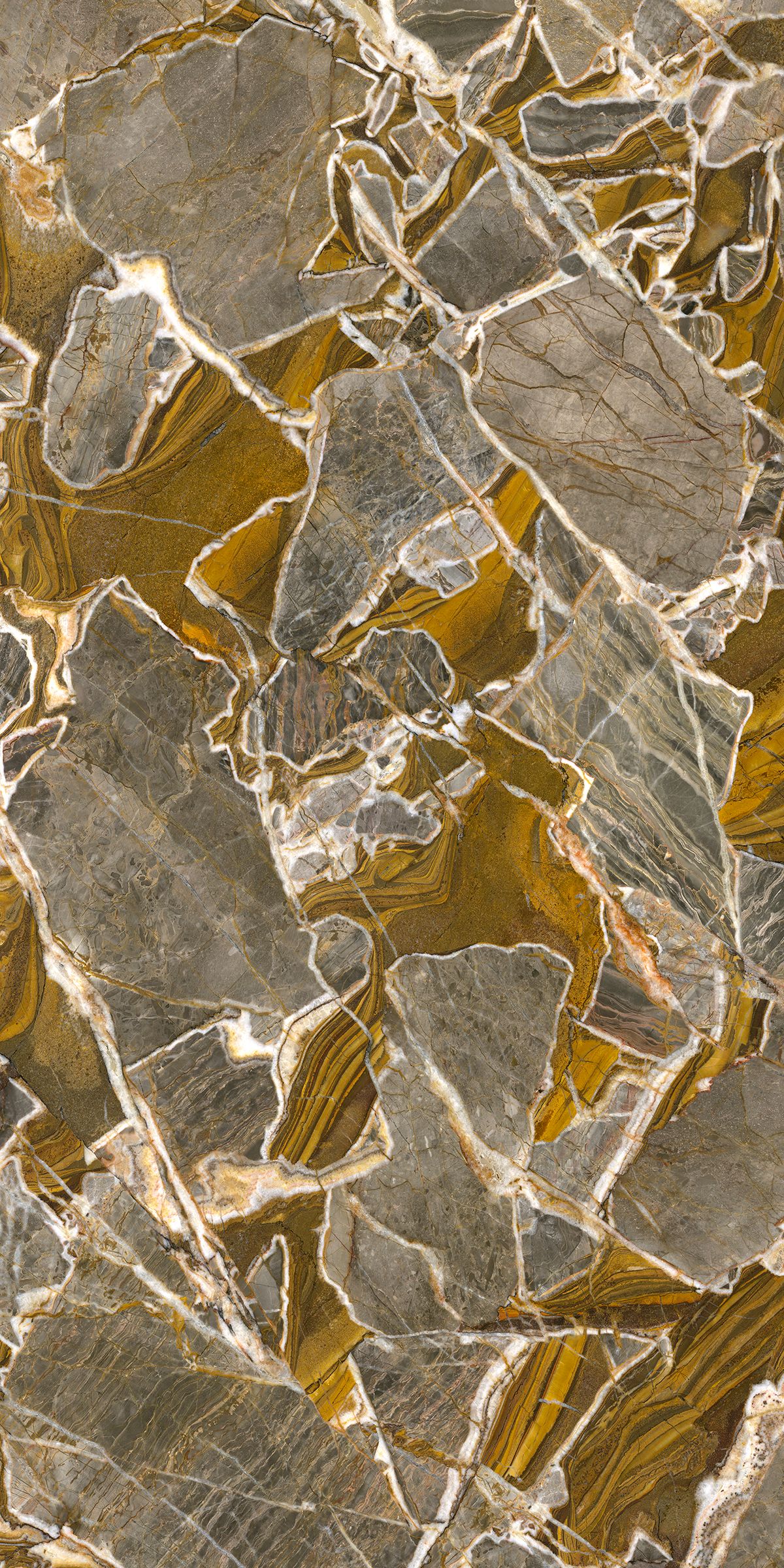 Grès cérame Tagina Luci D’oro Dorato poli 60 x 120 cm, rectifié - vue 12