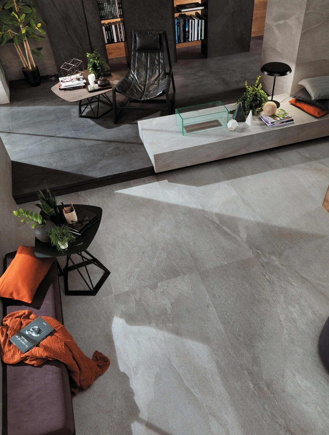 Grès cérame Klif Grey mat 50 x 105 cm - Atlas Concorde - 2ème choix - vue 3