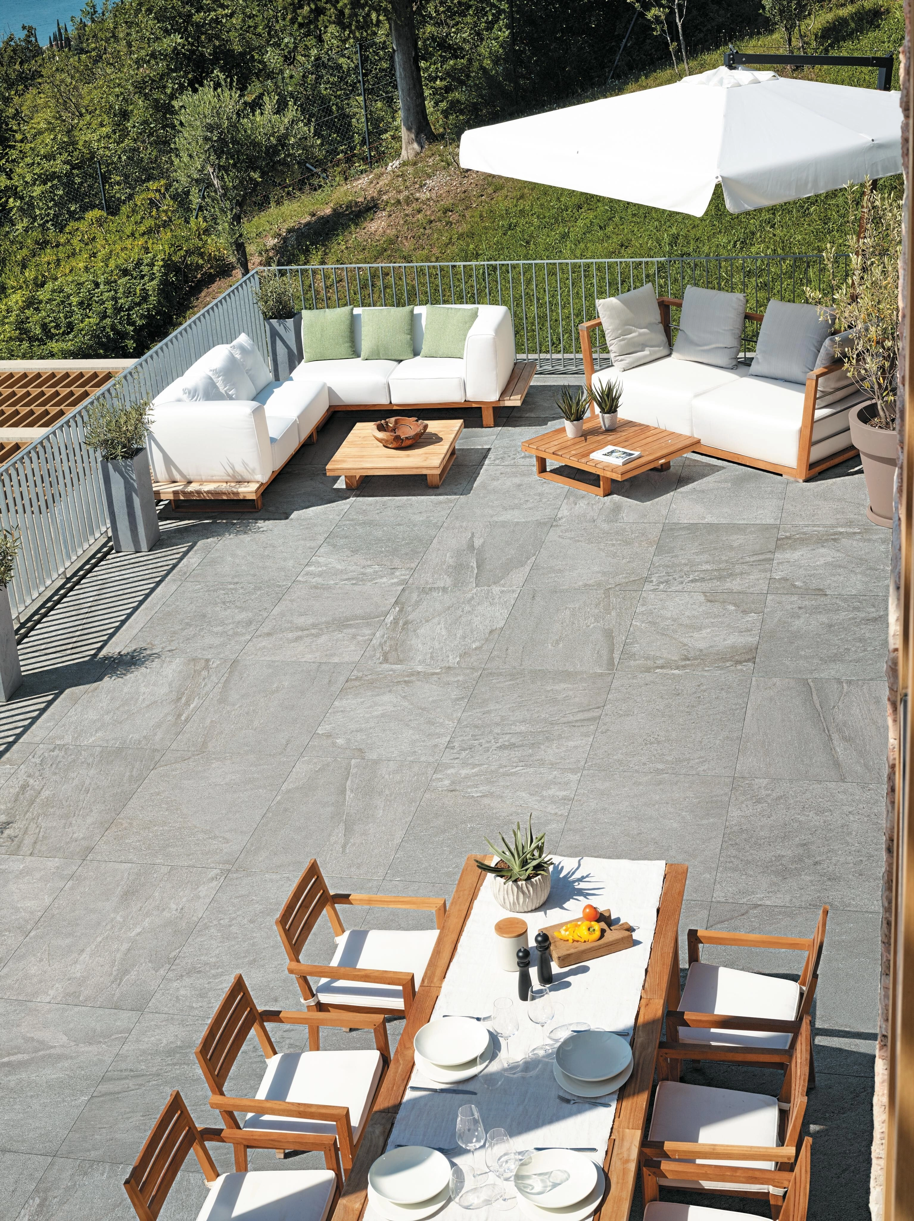 Grès cérame Klif Grey mat 50 x 105 cm - Atlas Concorde - 2ème choix - vue 13