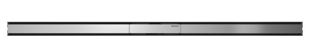 Set de finition Geberit CleanLine60 - Noir / Métal brossé - Longueur 30 - 90 cm — vue 3