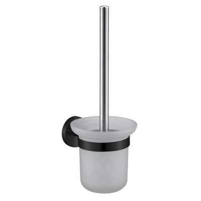 Nofer Niza Matte Black Toilet Brush Holder Nofer Niza Matte Black Toilet Brush Holder