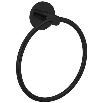 Nofer Niza Matte Black Towel Ring Nofer Niza Matte Black Towel Ring