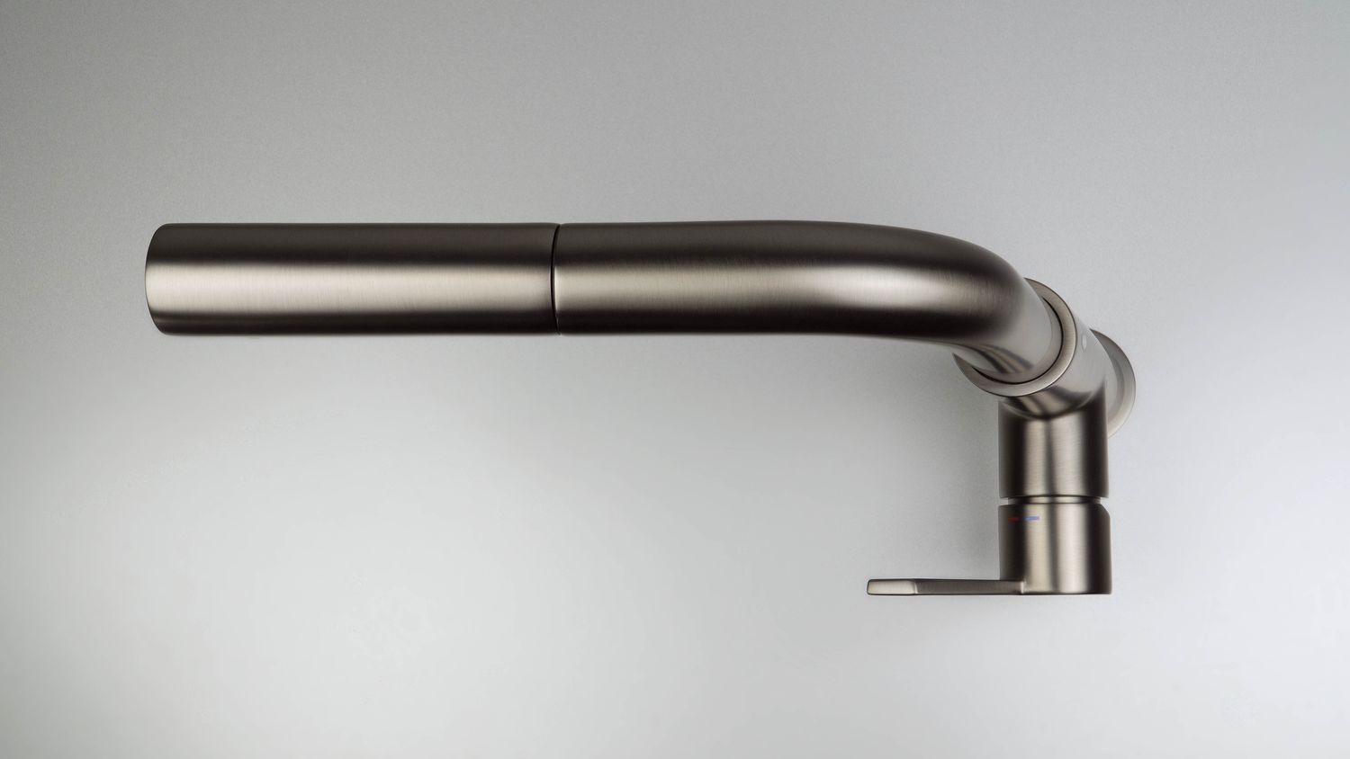 Mitigeur de cuisine Deante Silia avec douchette extractible en titane — vue 4
