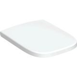 Abattant antibactérien WC Geberit Premium Square à abaissement automatique déclipsable antibactérien