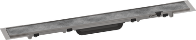 Set de finition Hansgrohe RainDrain Rock 700 mm découpable et carrelable