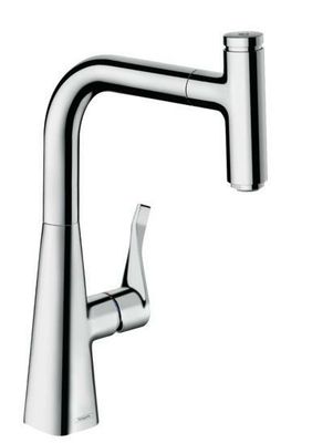 Mitigeur de cuisine Hansgrohe Metris Select M71 240 avec douchette extractible 1 jet avec sBox