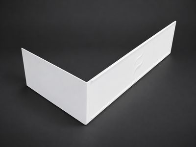 Glossy White Acrylic Front Panel 160 x 54 (for Rectangular Bathtub)