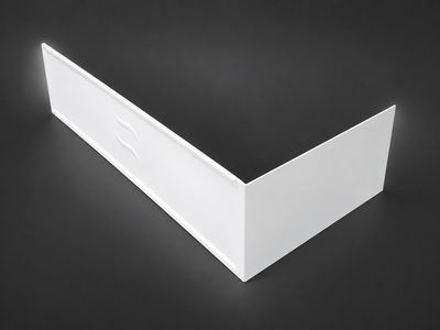 Glossy White Acrylic Front Panel 160 x 54 (for Rectangular Bathtub)