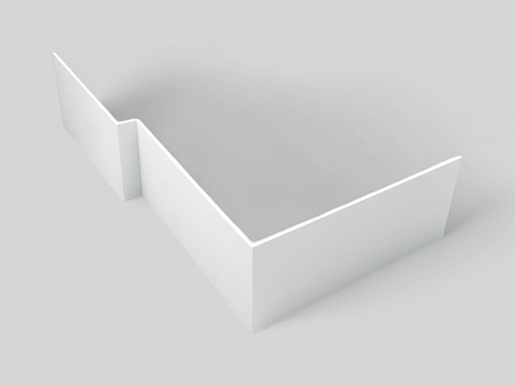 Bluestone Panel for Twin Right Bathtub