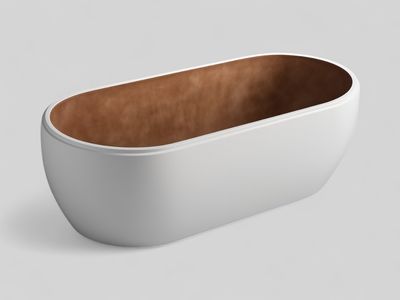 Glossy White Acrylic Front Panel 160 x 54 (for Rectangular Bathtub)