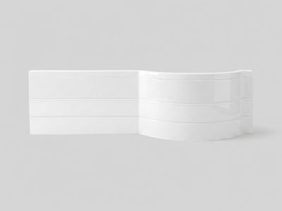 Glossy White Acrylic Front Panel 160 x 54 (for Rectangular Bathtub)