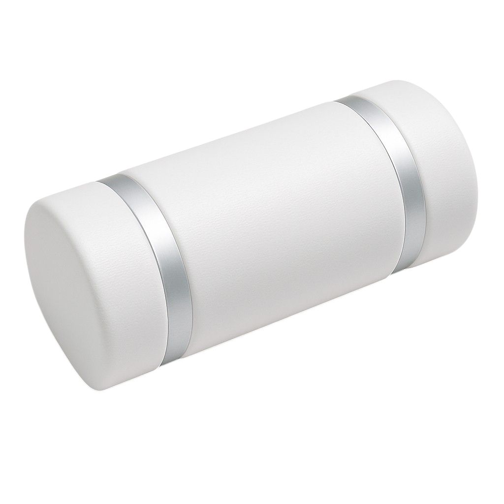 Repose-tête Bluestone blanc ergonomique et anti-dérapant pour baignoire Luxor