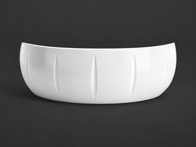 Glossy White Acrylic Front Panel 160 x 54 (for Rectangular Bathtub)