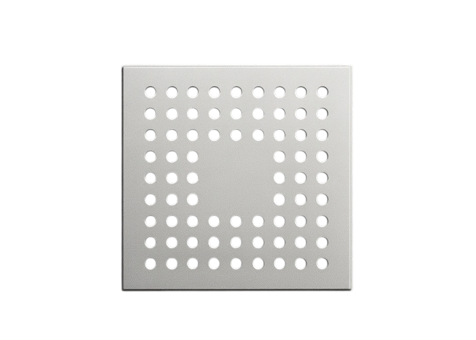 Grille plate Bluestone pour receveurs de douche Ardoise et Vulcanite en inox - vue 2