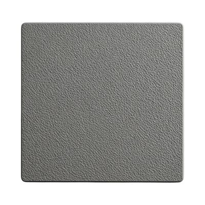 Plaque carrée texturée grise, grille d'évacuation de douche Bluestone, matériau Marbryx, pour receveurs de douche Ardoise ou Vulcanite.