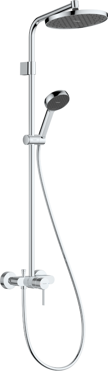 Shower Column Showerpipe Hansgrohe Activera S 240 1 Jet with EcoSmart Mixer