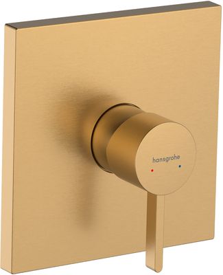 Finish set for Hansgrohe Finoris concealed shower mixer in brushed bronze