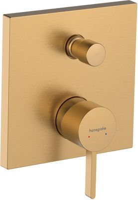Trim set for concealed bath/shower mixer Hansgrohe Finoris in brushed bronze