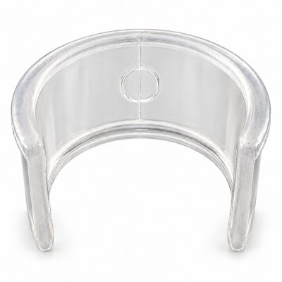 Clip de protection et de maintien des flexibles de WC ou de douche Deante