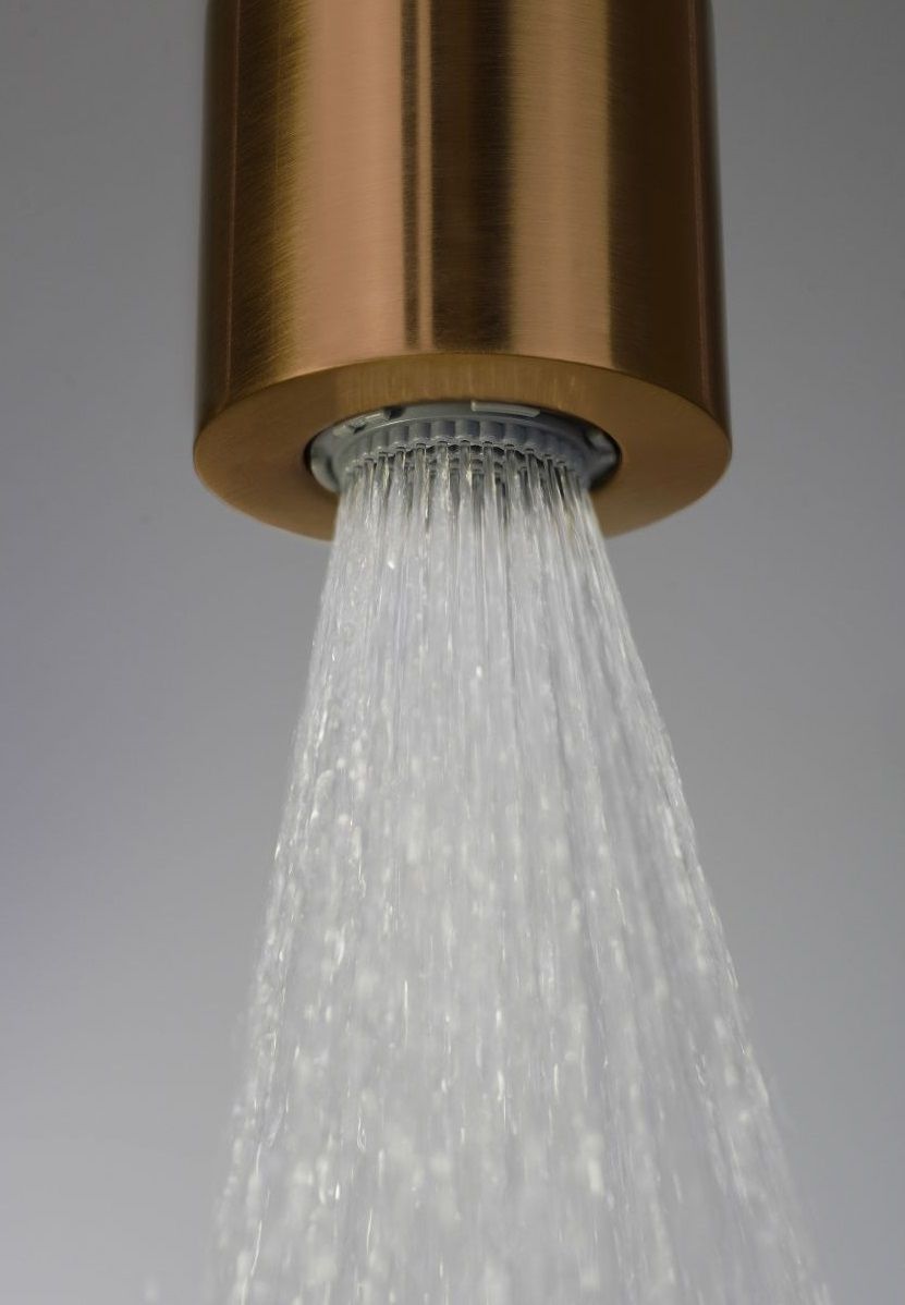 Colonne de douche Deante Silia avec mitigeur de douche en PVD bronze brossé — vue 3
