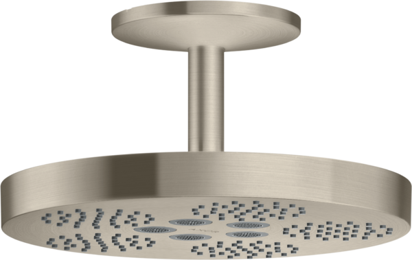 AXOR One 280 Overhead Shower with 100 mm Ceiling Connection in Brushed Nickel