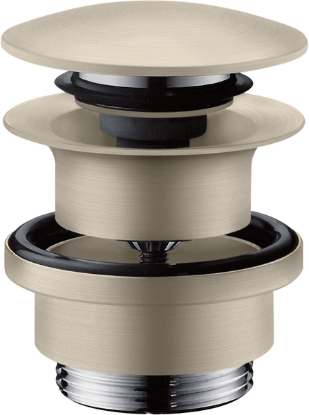 Axor Click-Clack Basin Waste in Brushed Nickel