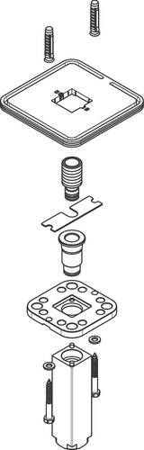 AXOR Ceiling-Mounted Shower Arm in Brushed Nickel