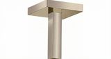 Bras de douche plafonnée AXOR ShowerSolutions en nickel brossé