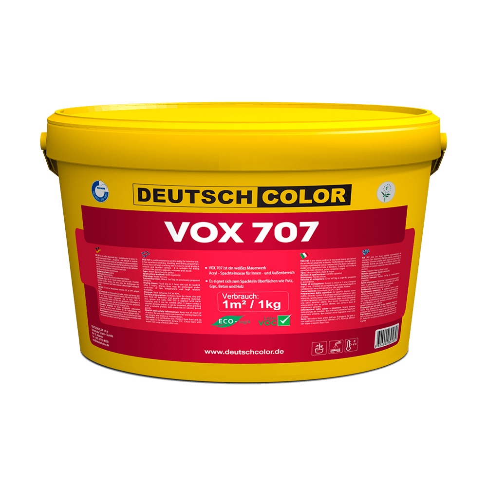 Vox 707 DeutschColor 5 kg – Ready-to-use acrylic putty