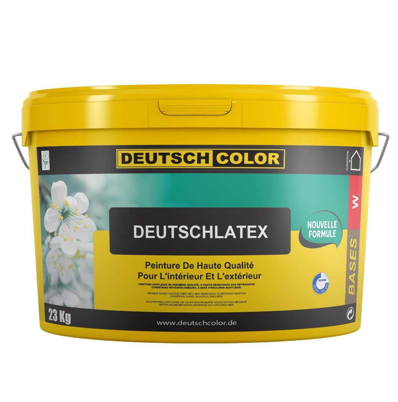 Deutschlatex DeutschColor 23 kg – High-performance acrylic paint, weather-resistant
