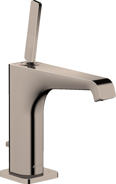 AXOR Citterio E 130 Basin Mixer with Pull Rod and Polished Nickel Waste Set