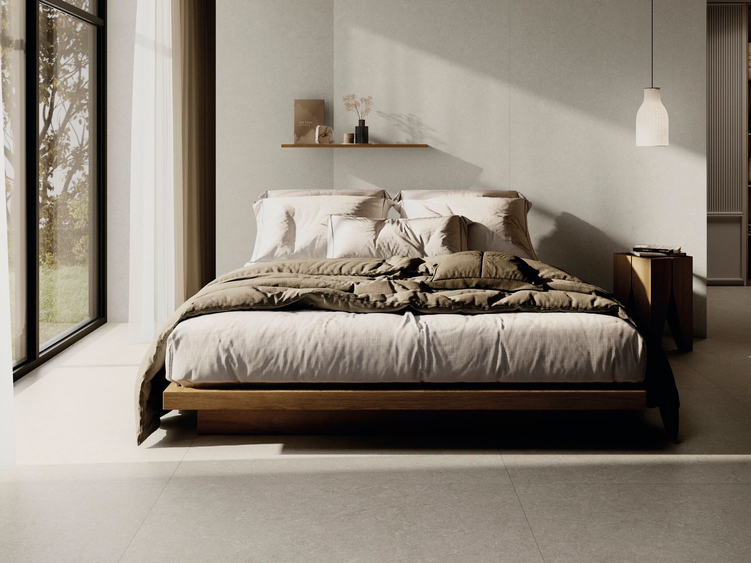 Porcelain Stoneware Cifre Ceramica Mytos bone matte 60 x 120 cm, rectified